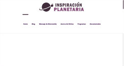 Desktop Screenshot of inspiracionplanetaria.com